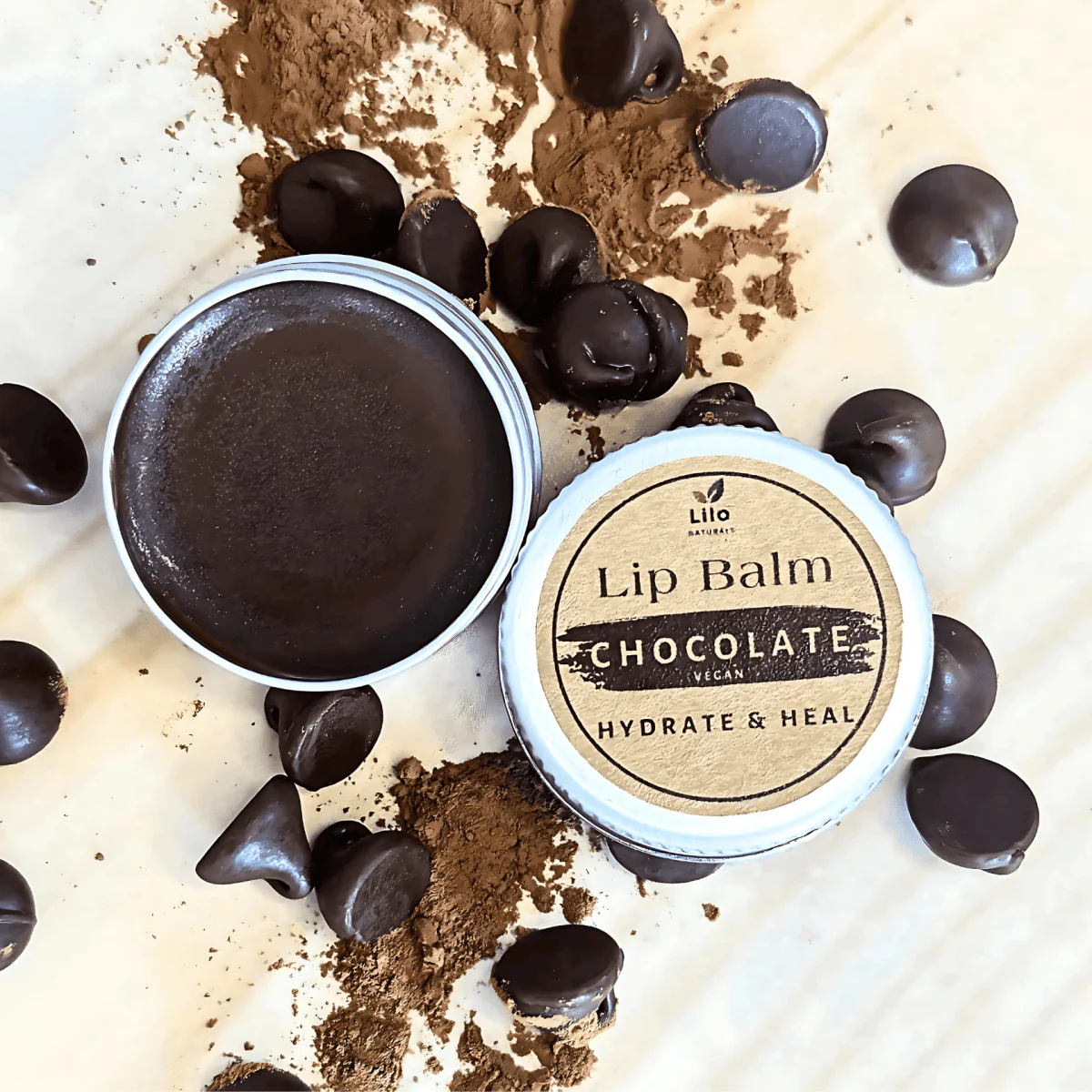 Chocolate Lip Balm | For Dry, Chapped and Pigmented Lips