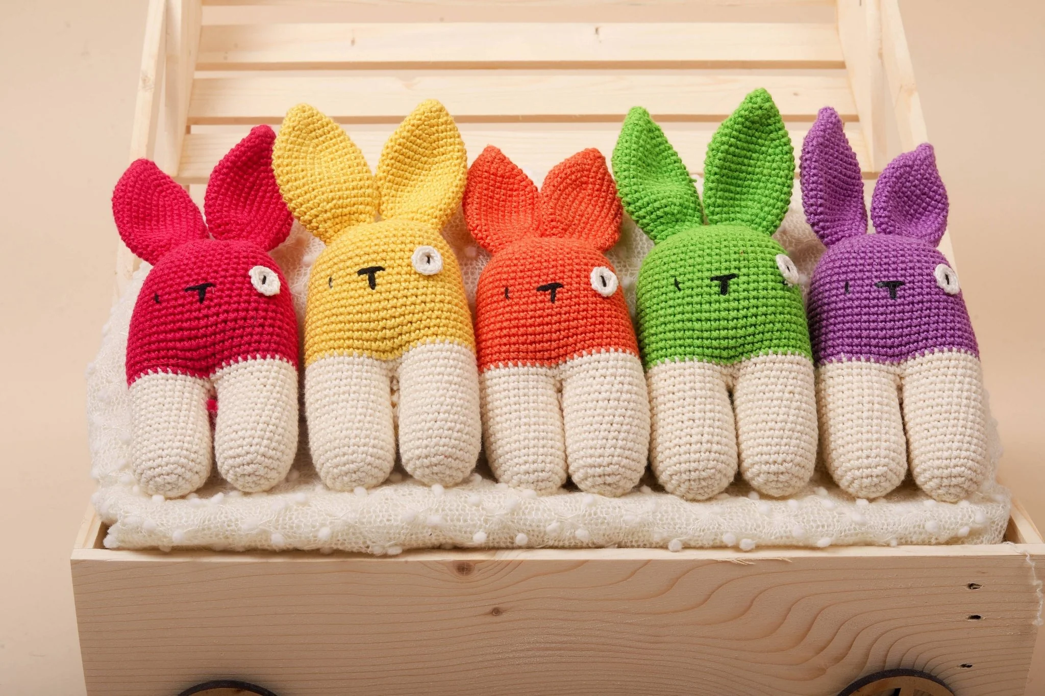 Bubblegum Crochet Rattle – Baby Toy