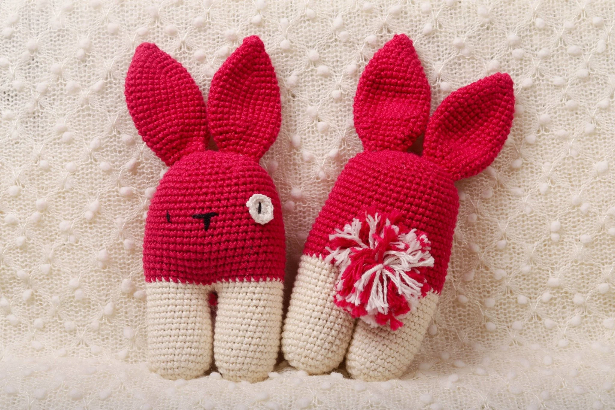 Bubblegum Crochet Rattle – Baby Toy - Image 10