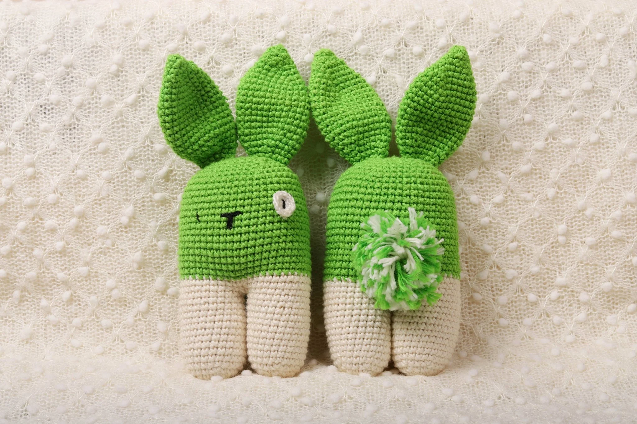 Bubblegum Crochet Rattle – Baby Toy - Image 2