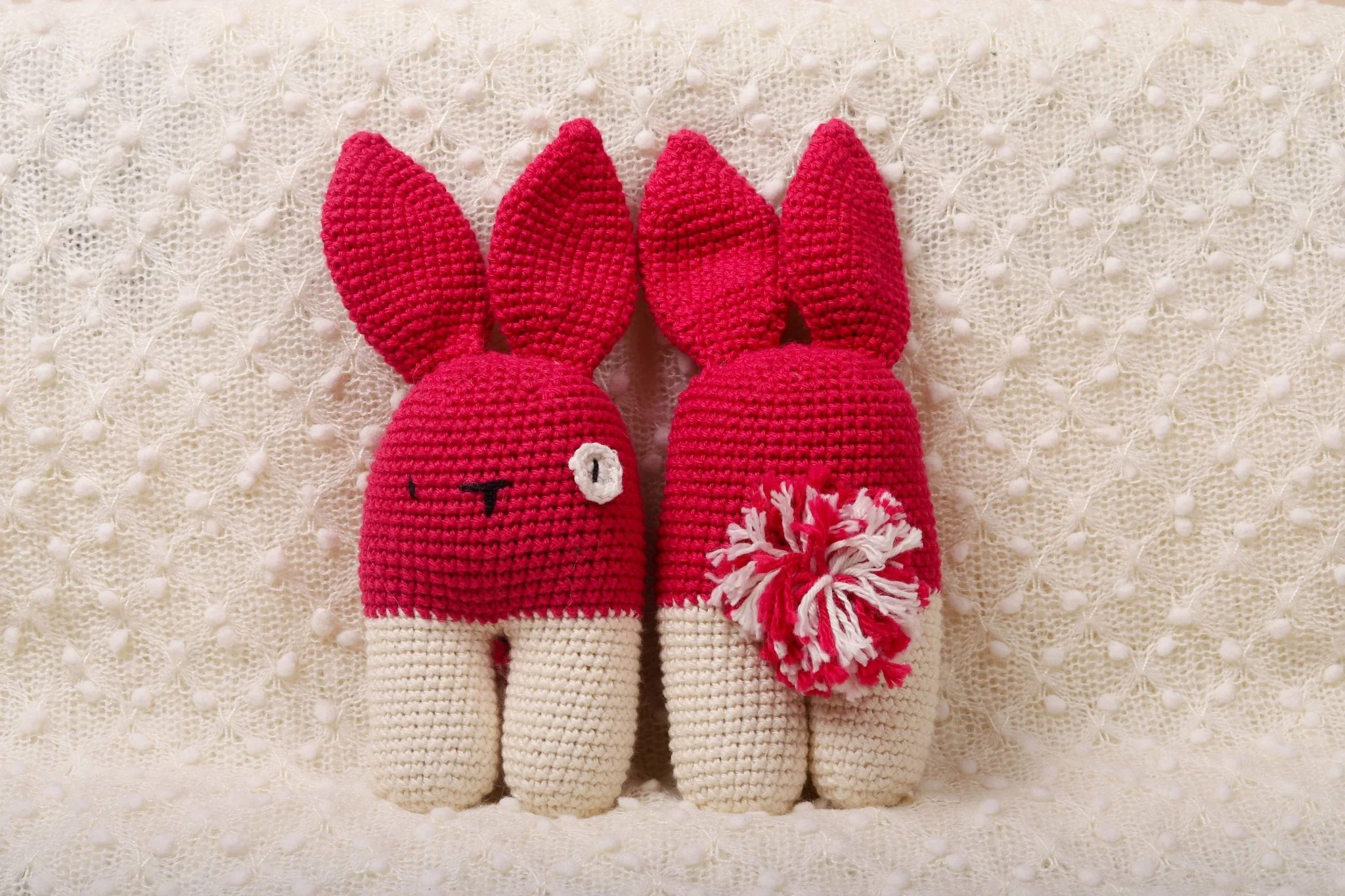 Bubblegum Crochet Rattle – Baby Toy - Image 6