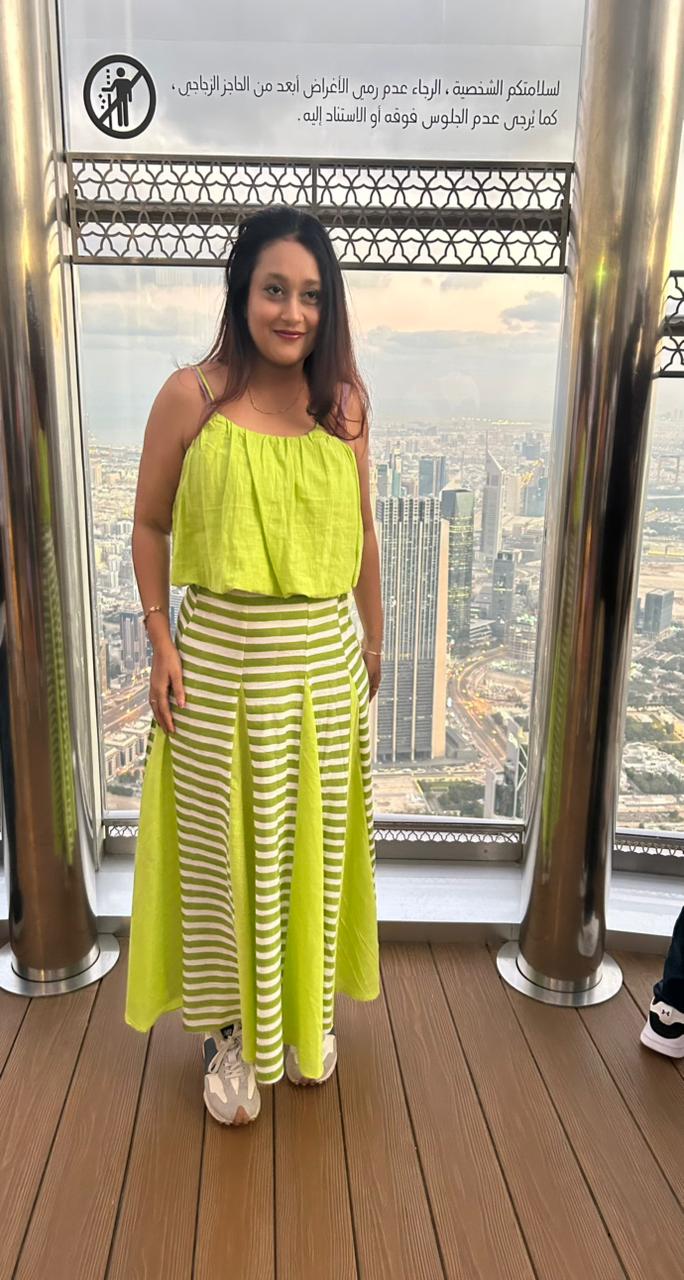 Lime Tide Breeze Co-ord Set For Women | Fresh Two-Piece Outfit - Image 2