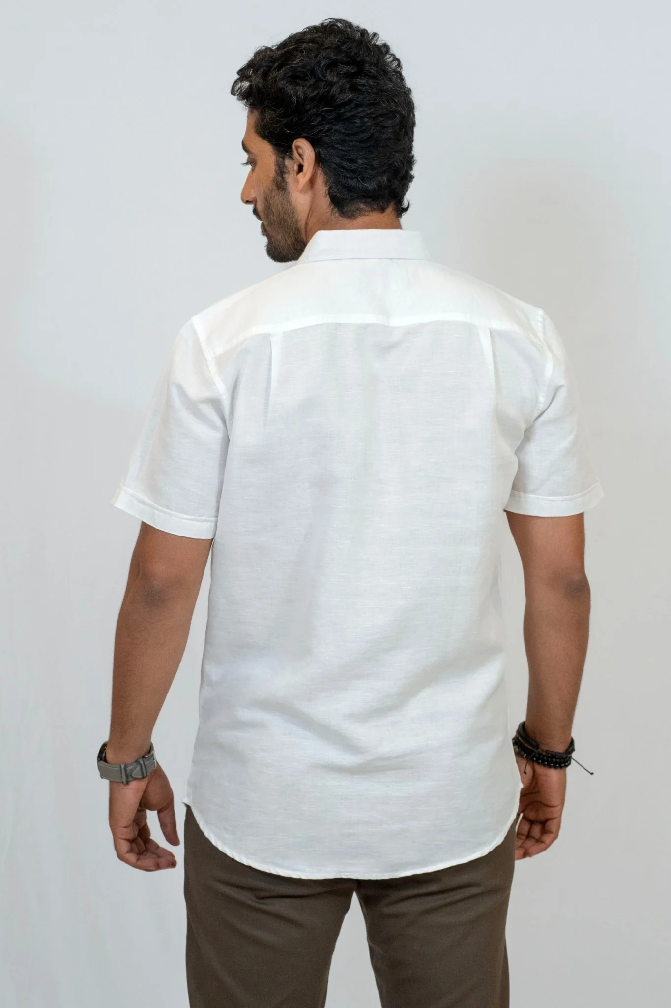 Linen Cotton Classic Shirt for Men - Image 2