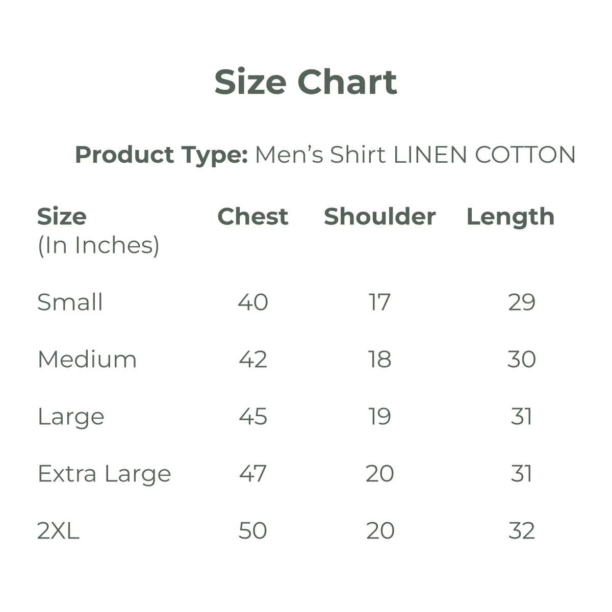 Linen Cotton Classic Shirt for Men - Image 3