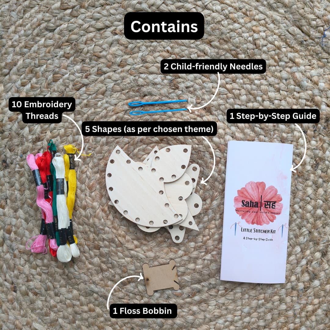 Little Stitcher Kit - Sewing Kit for Preschoolers - Image 7