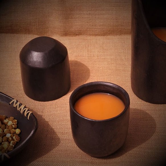 Longpi Black Pottery Tumbler - Large - Image 2
