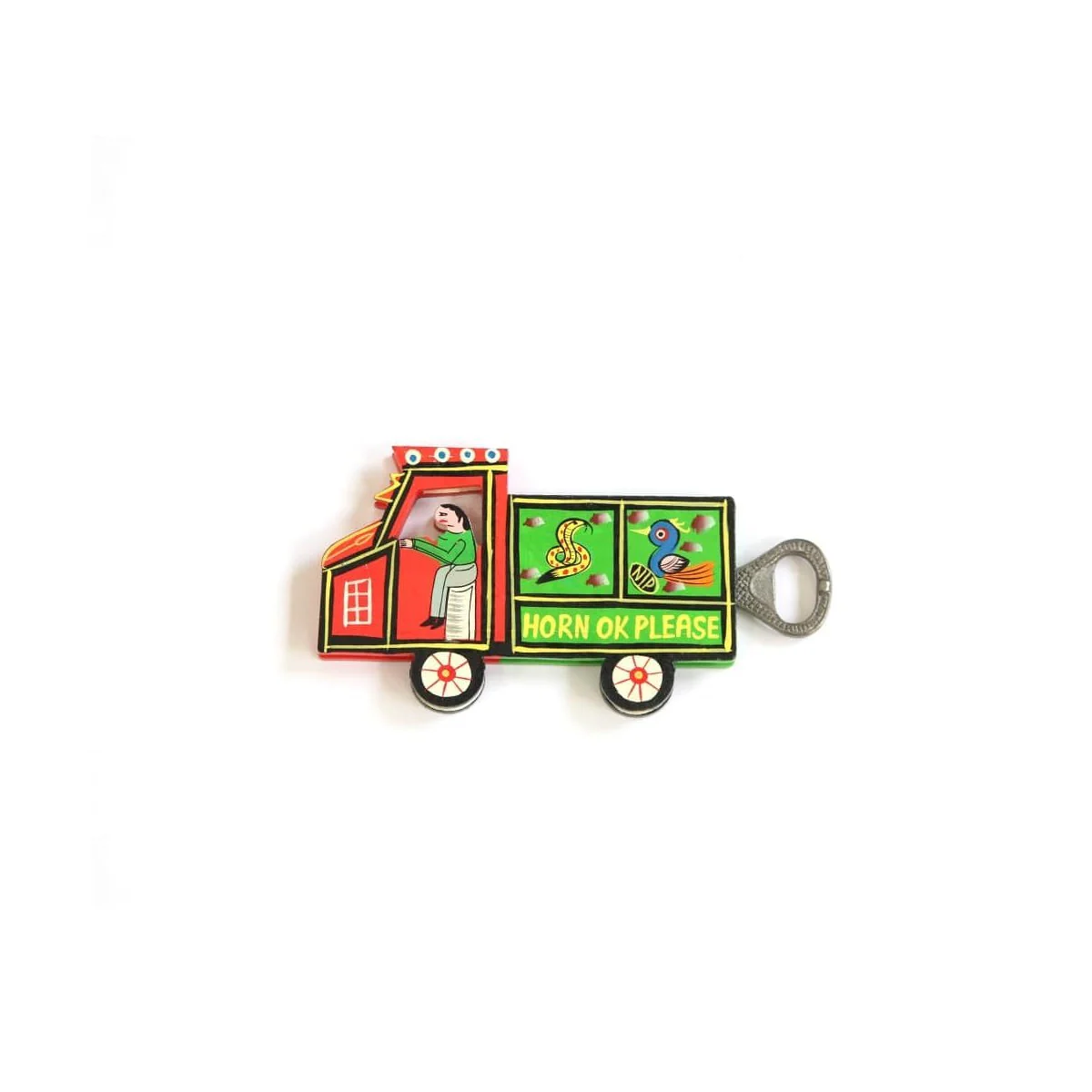 Lorry Bottle Opener With Fridge Magnet - Image 3
