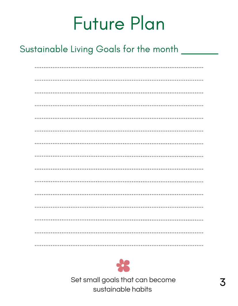 Low-Waste Planner | Sustainable Daily Organizer