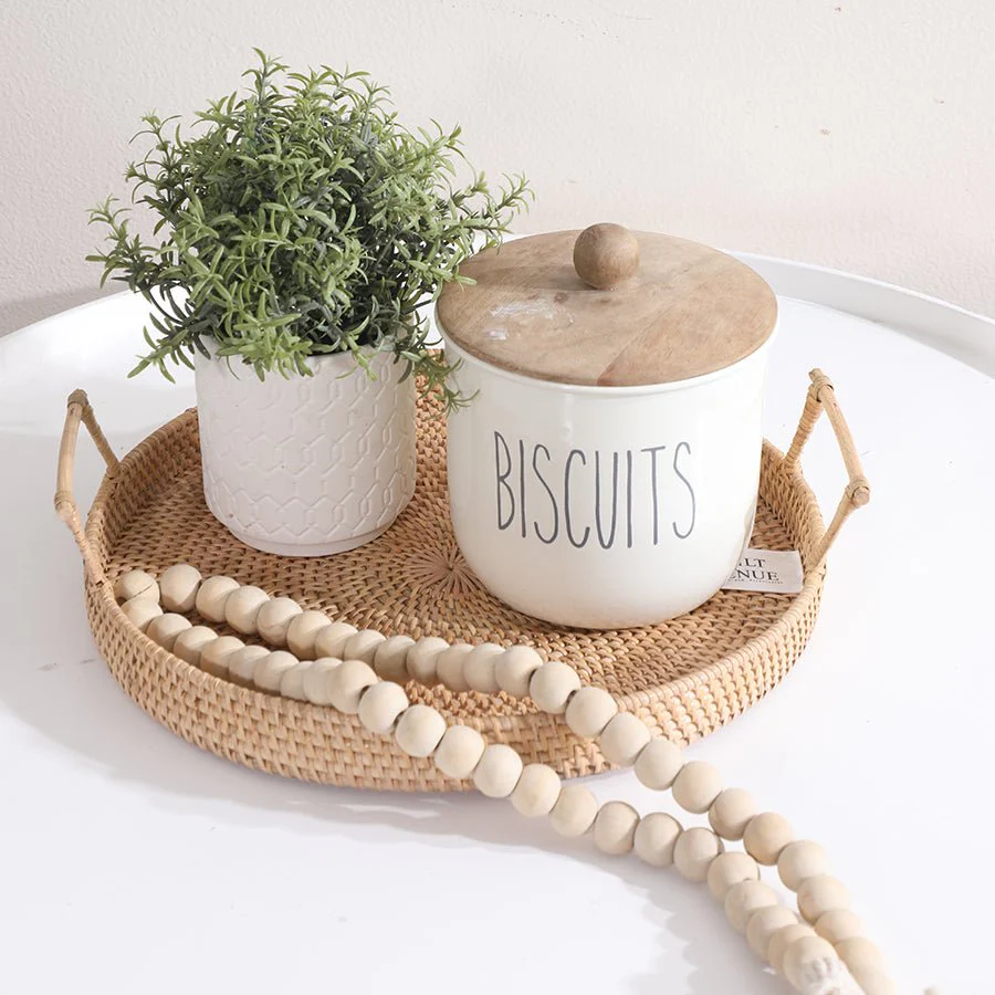 Natural Serving & Decor Lusaka Rattan Tray