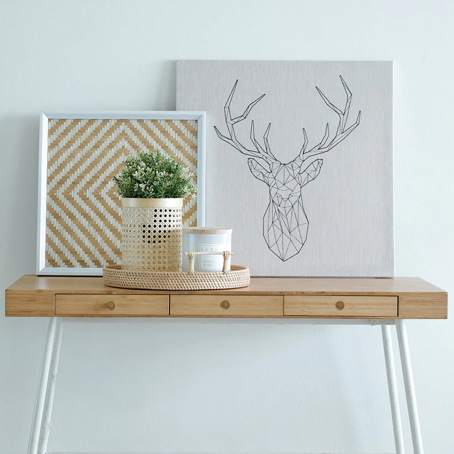 Natural Serving & Decor Lusaka Rattan Tray - Image 6