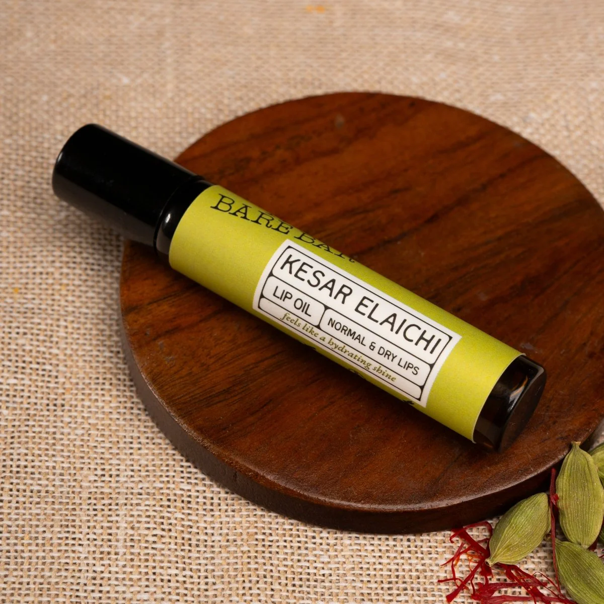 Luxurious Kesar Elaichi Lip Oil for Lip Brightening - Image 2