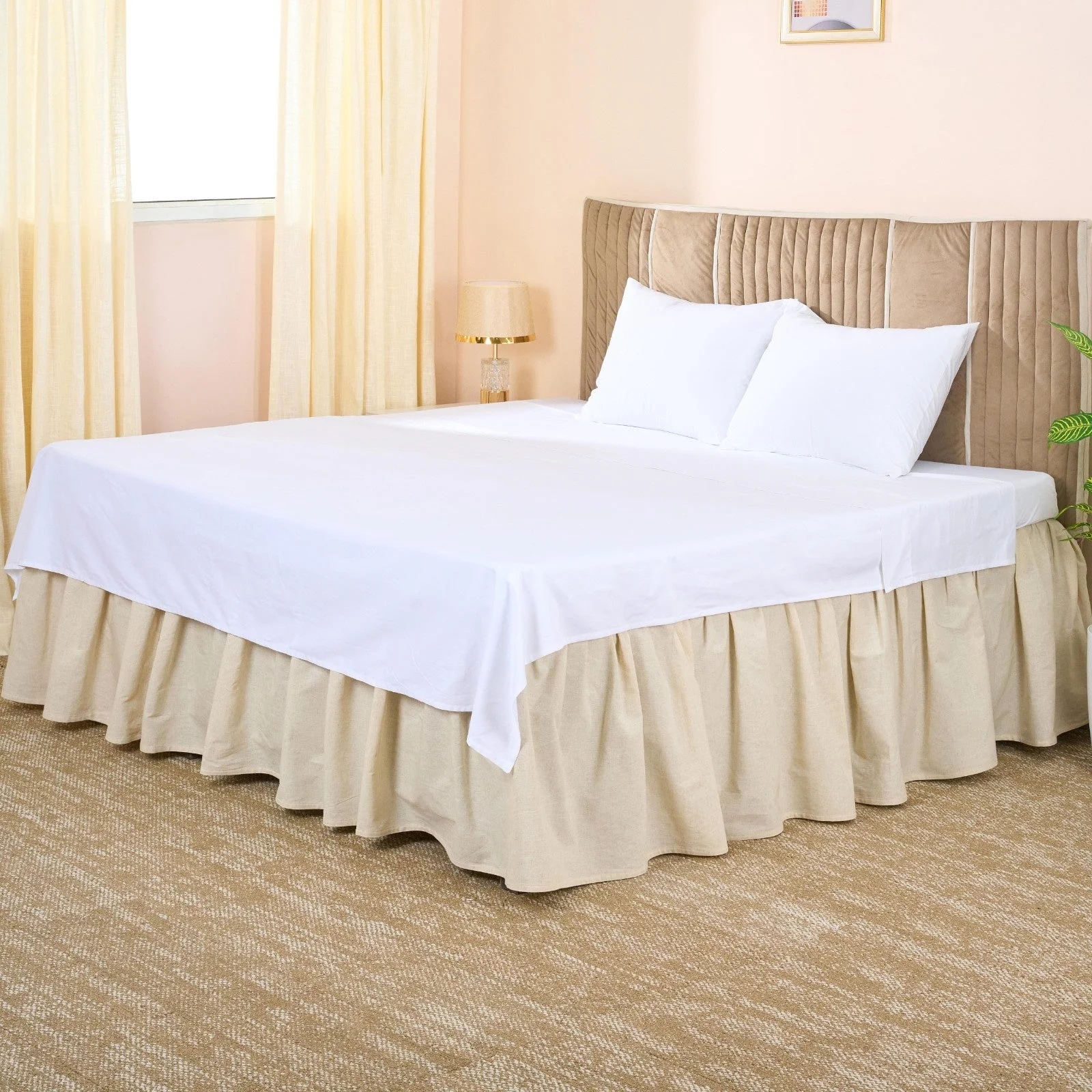 Luxury Organic Sateen Fitted Sheet Set | Soft Breathable Organic Cotto