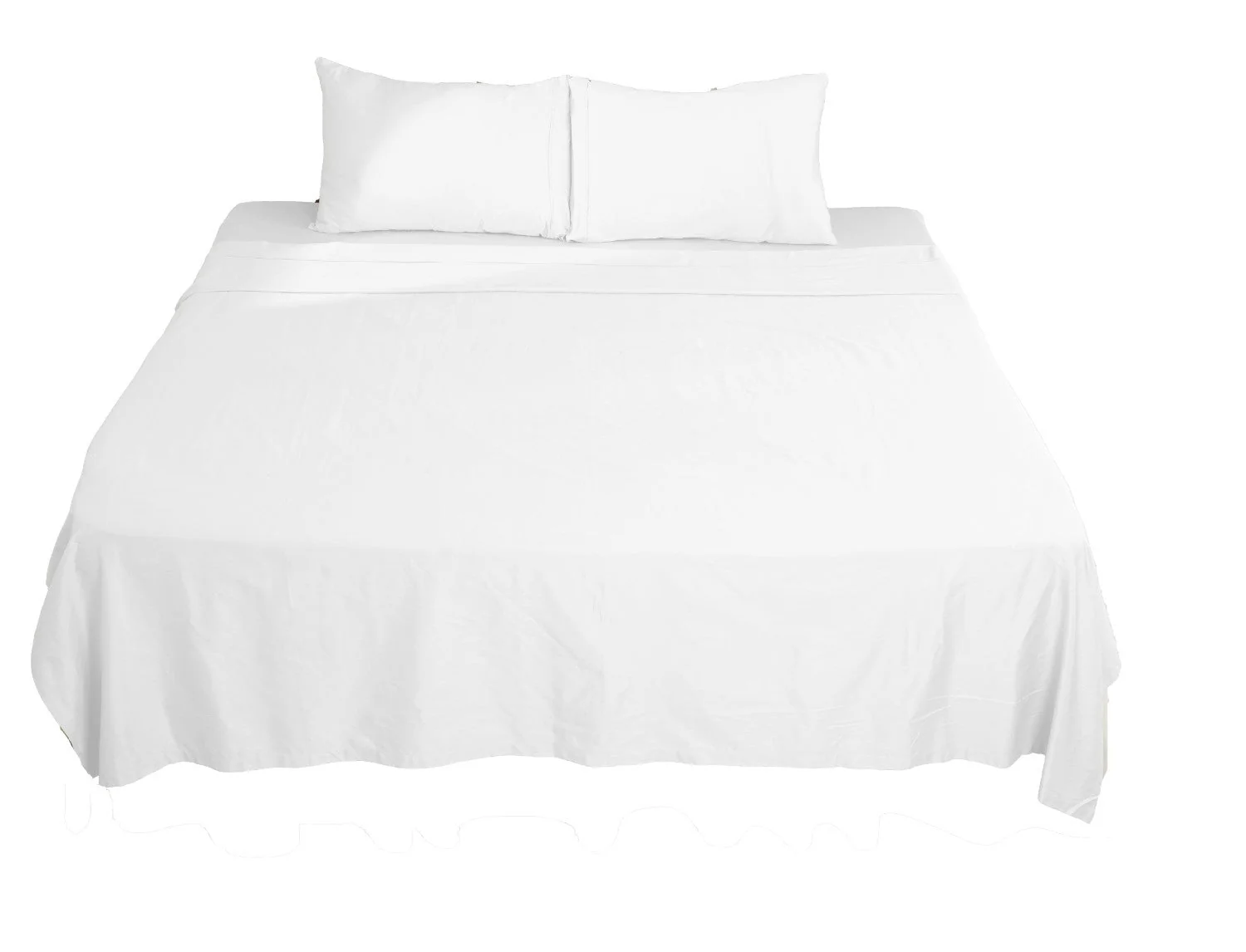 Luxury Organic Sateen Flat Sheet Set | Soft Breathable Bedding - Image 3