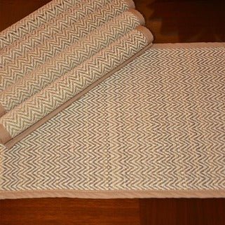Madurkathi Chevron Placemats - Fawn (Set of 6) - Image 5