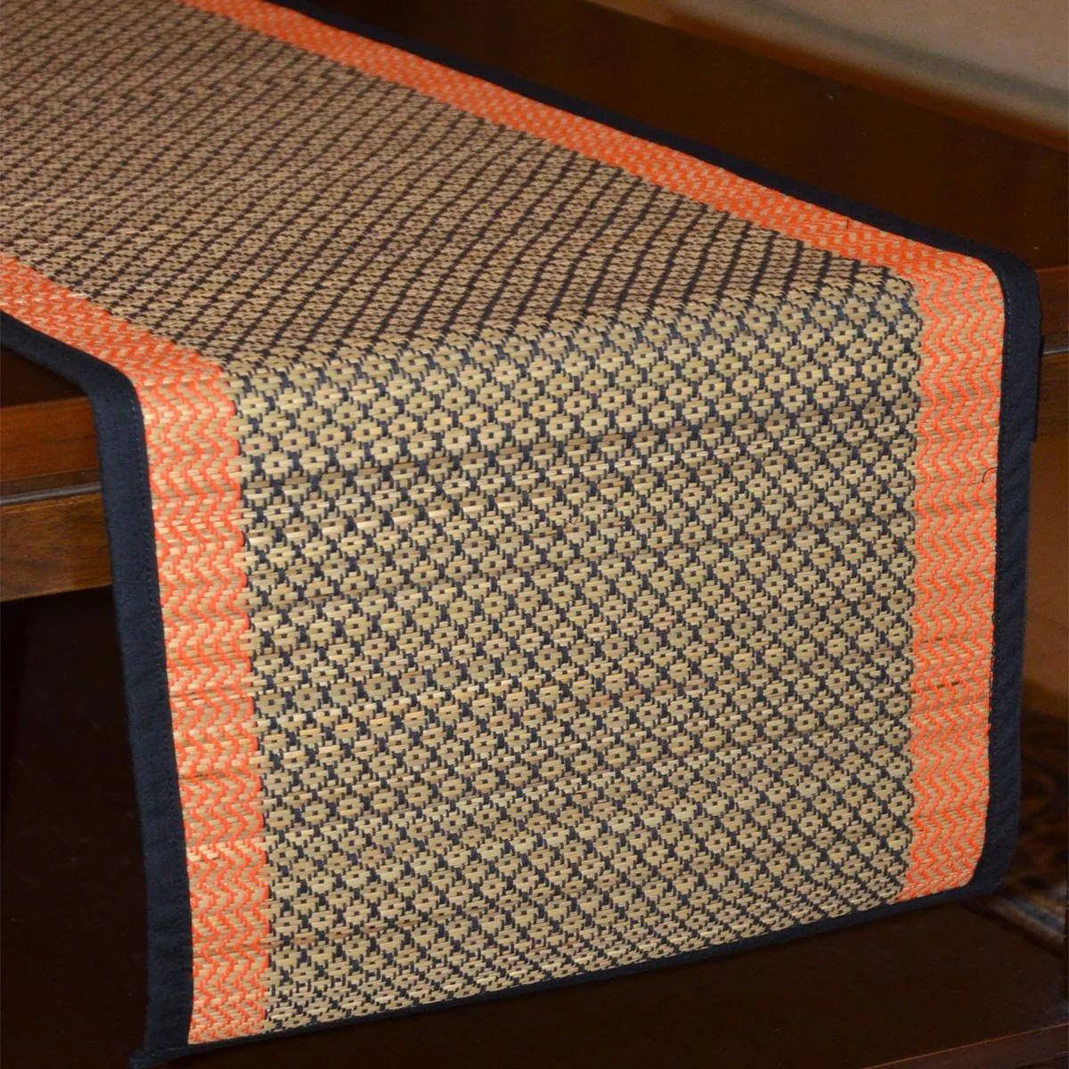 Madurkathi Diamond Table Runner - Image 2