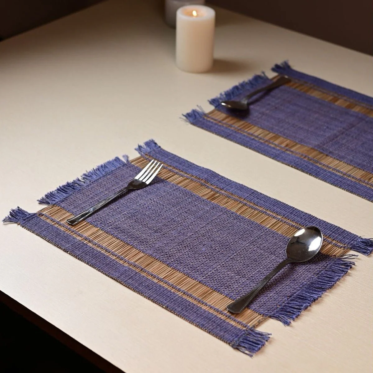 Madurkathi Table Mats – Handwoven Sustainable Dining Set - Image 9