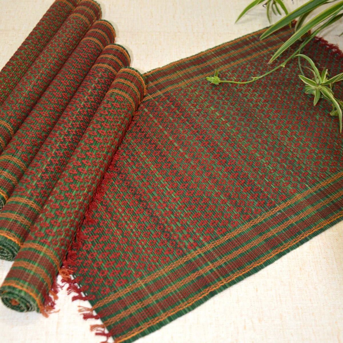 Madurkathi Tassels Placemats (Set of 6) - Image 10