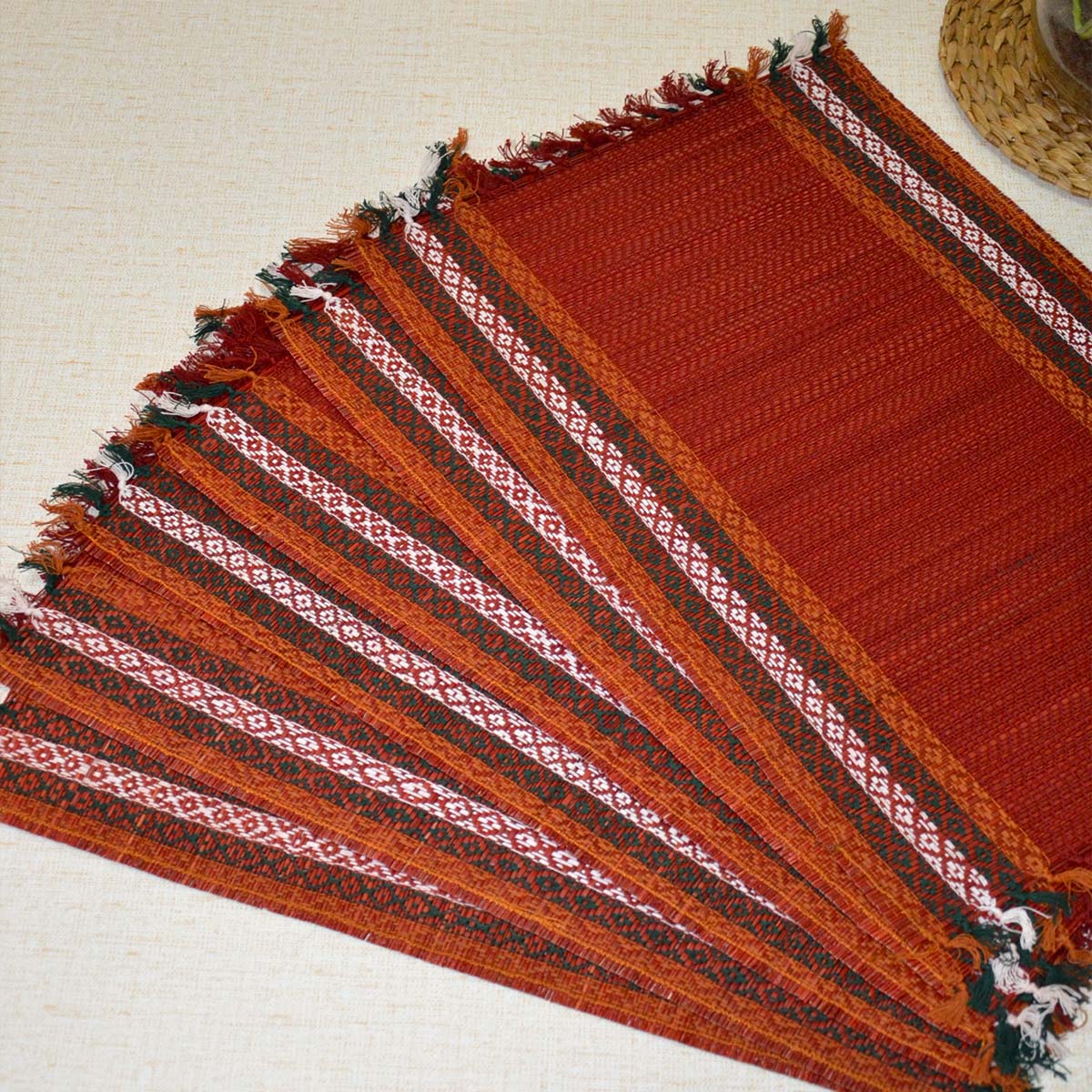 Madurkathi Tassels Placemats (Set of 6) - Image 5