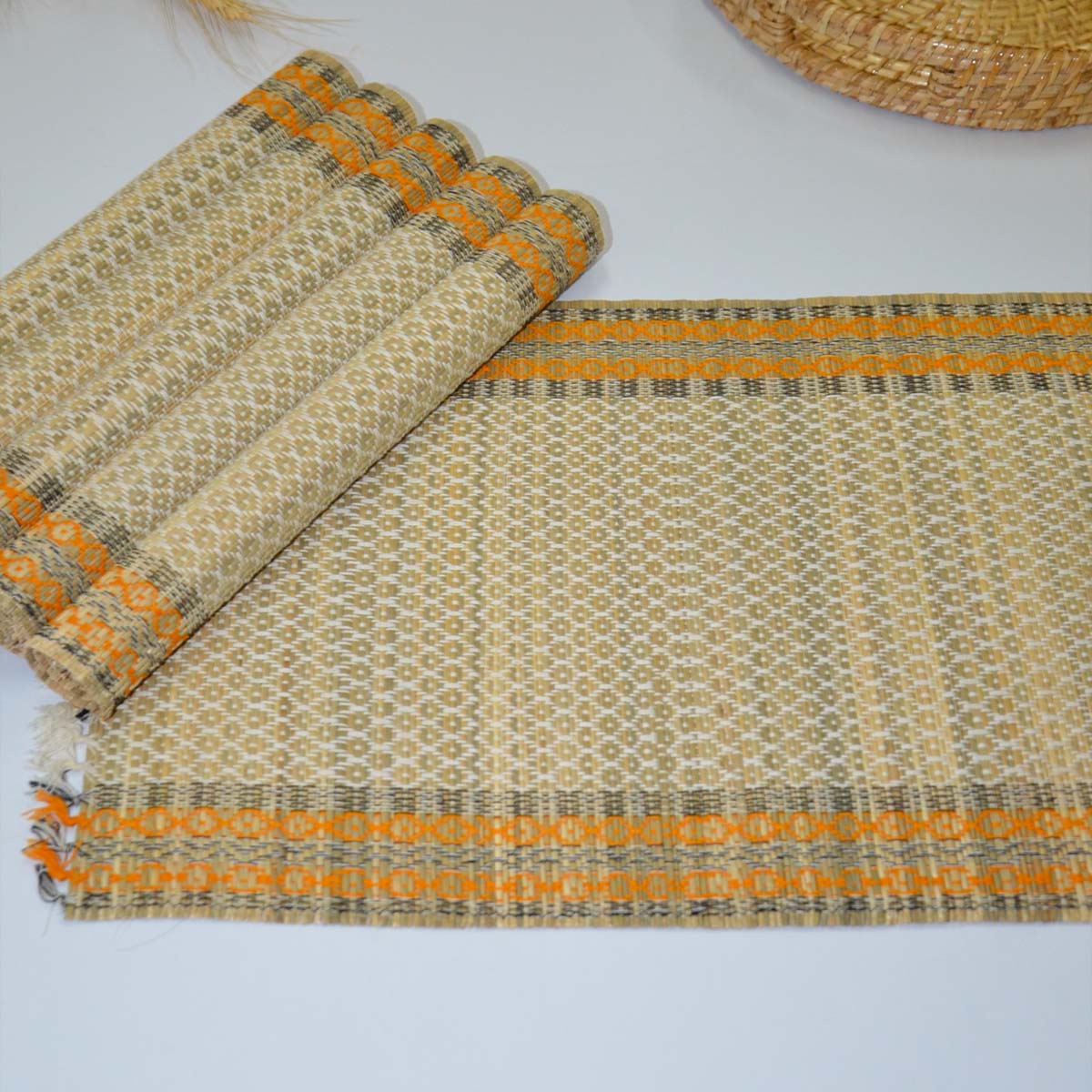 Madurkathi Tassels Placemats (Set of 6) - Image 7