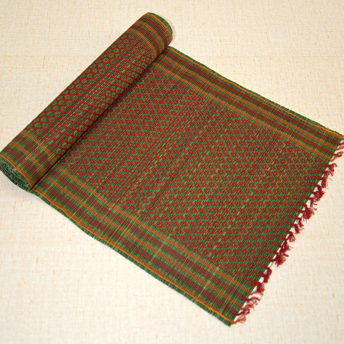 Madurkathi Tassels Table Runner - Image 7