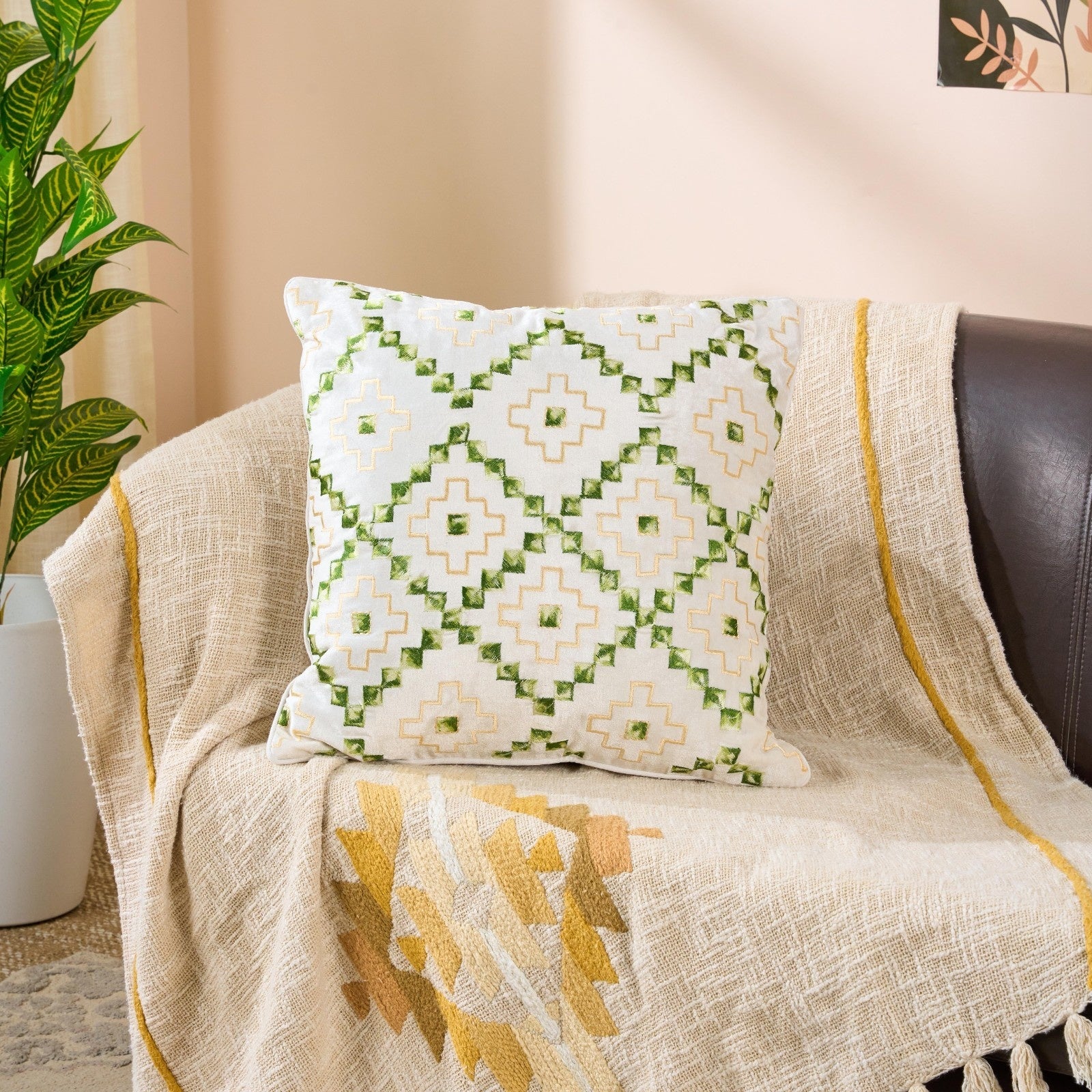 Magic Decor Elegant Home Cushion | Luxury Decorative Accent Cushion