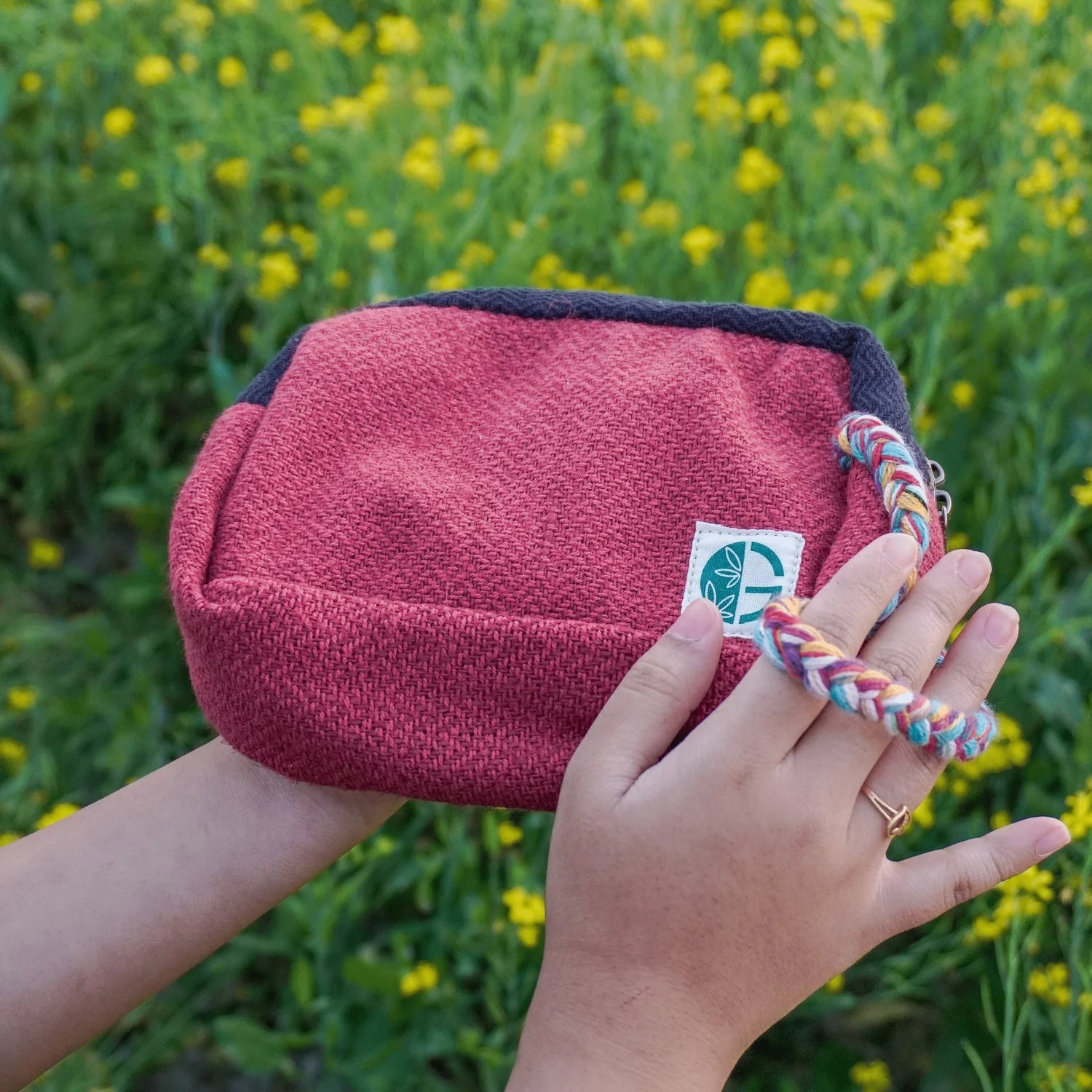 Handwoven Makeup Kit | Fabric Cosmetic Pouch - Image 20