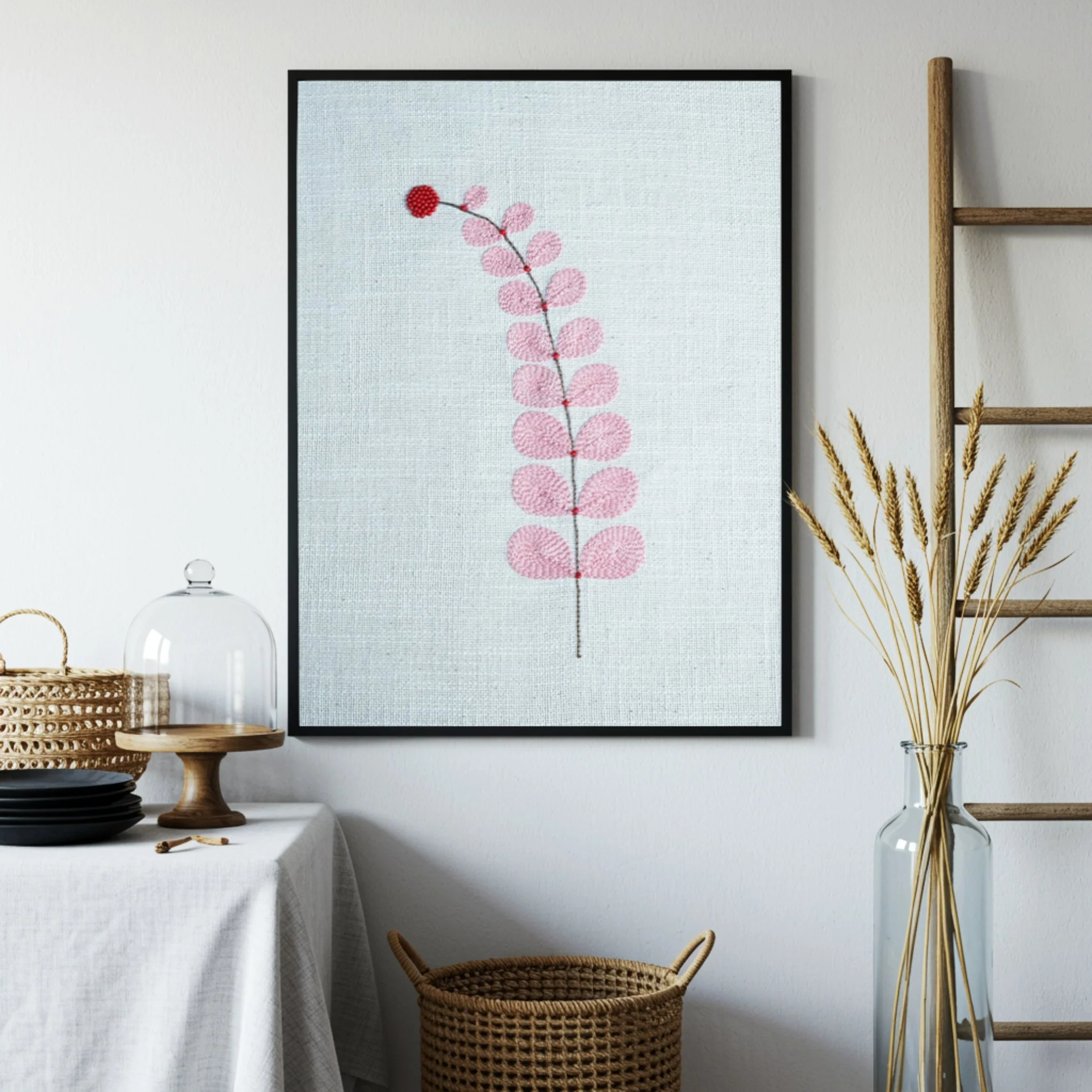 Manomay Pushp Wall Art – Unframed 12x6 Inch Spiritual Home Decor