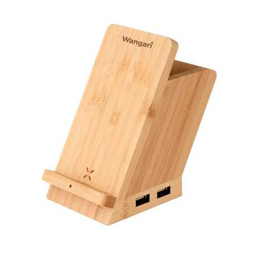 Maple 15W Wireless Charger & USB Hub With Pen Stand - Image 2