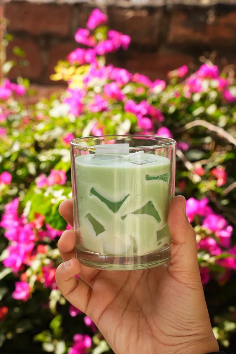 Matcha Scented Soy Wax Candle | Trendy Café-Inspired Aroma - Image 2