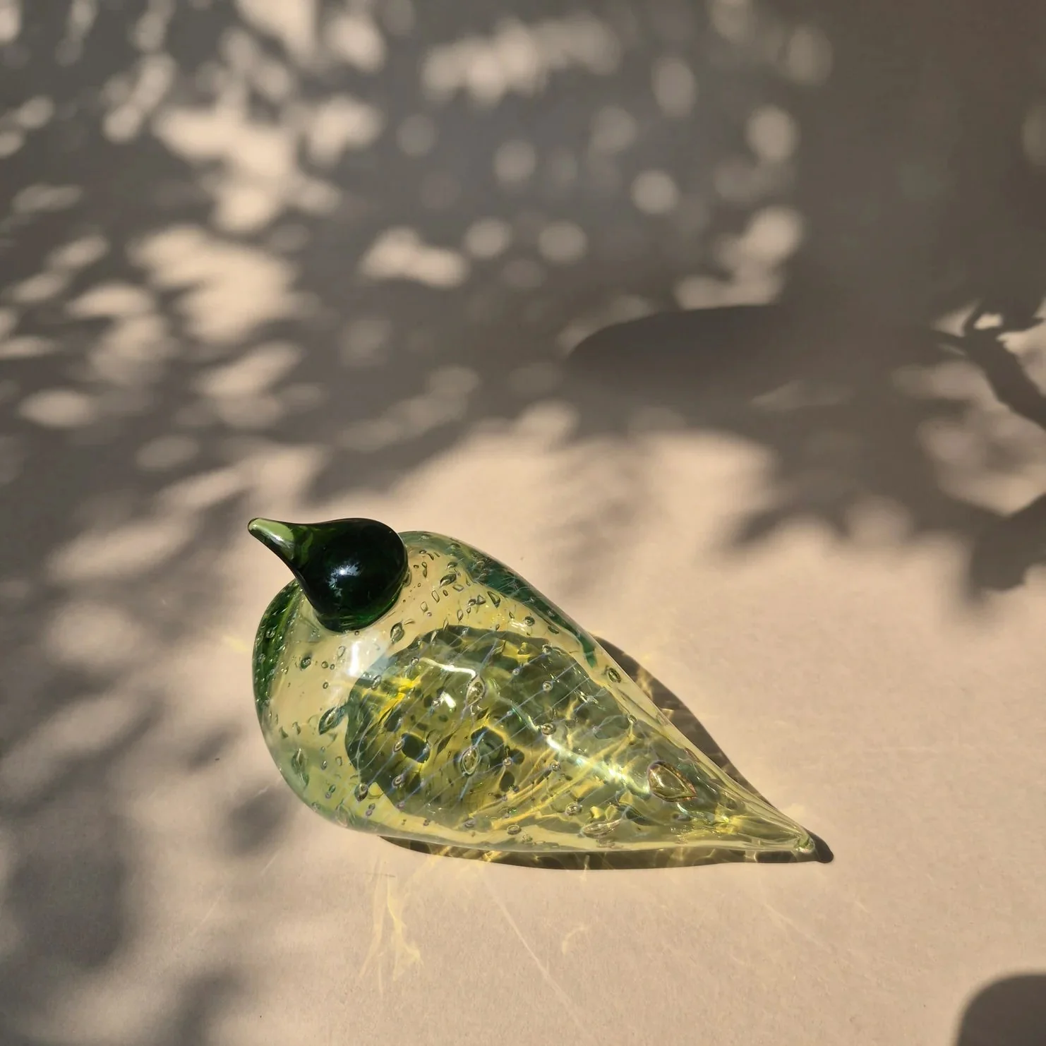 Meadow Glide Glass Bird Figurine – Elegant Table Decor - Image 2