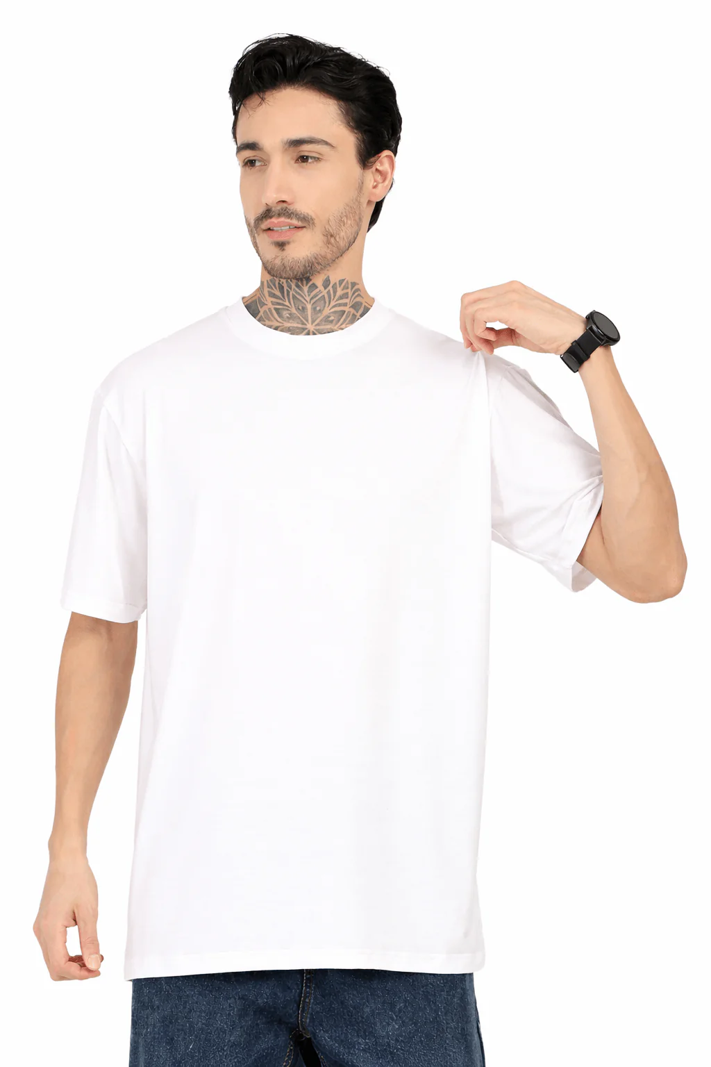 Men Oversized Plain Bamboo T-Shirt – Soft, Breathable & Sustainable - Image 10