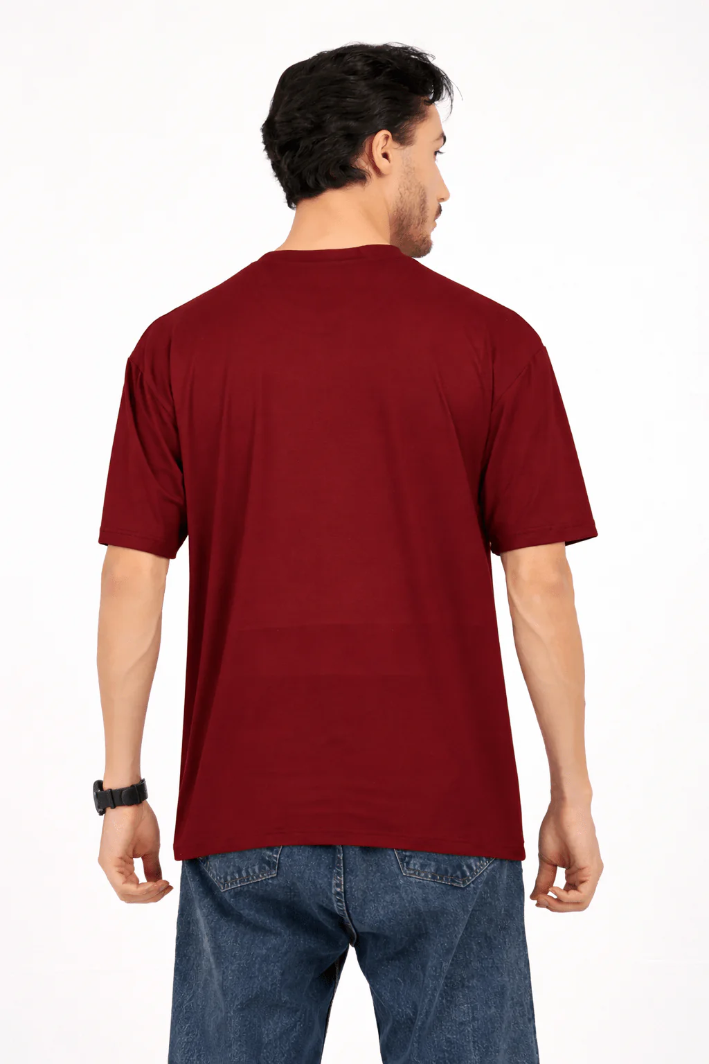 Men Oversized Plain Bamboo T-Shirt – Soft, Breathable & Sustainable - Image 20