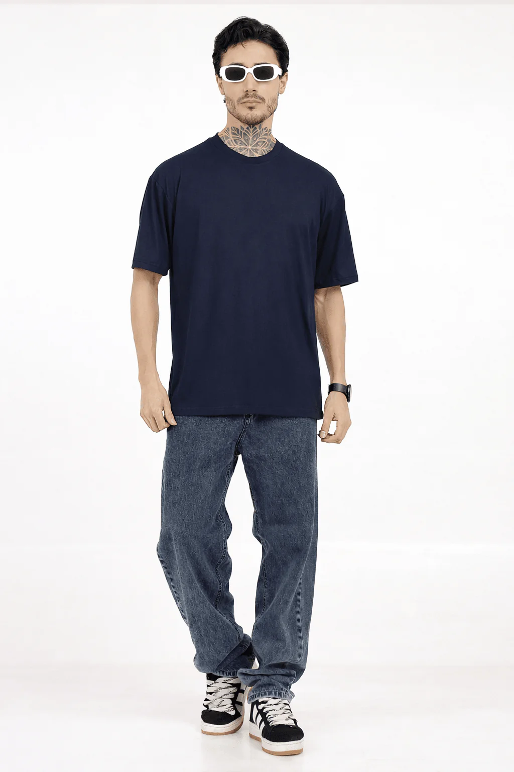Men Oversized Plain Bamboo T-Shirt – Soft, Breathable & Sustainable - Image 22