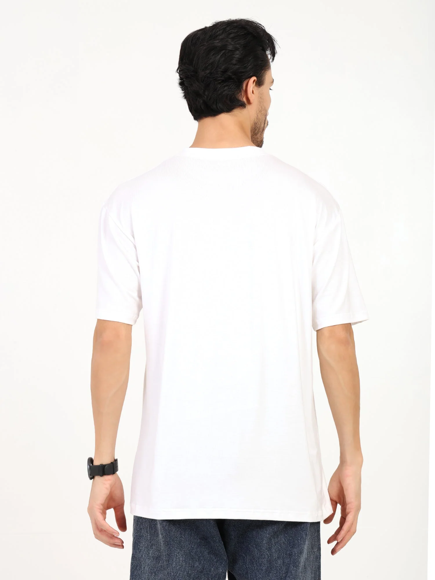 Men Oversized Plain Bamboo T-Shirt – Soft, Breathable & Sustainable - Image 6