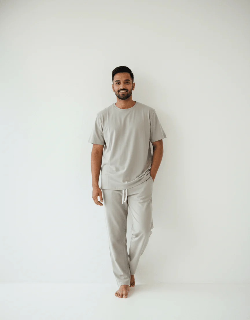 Men’s Herbal-Infused Printed crew neck T-Shirt & withoutprint tee - Image 8