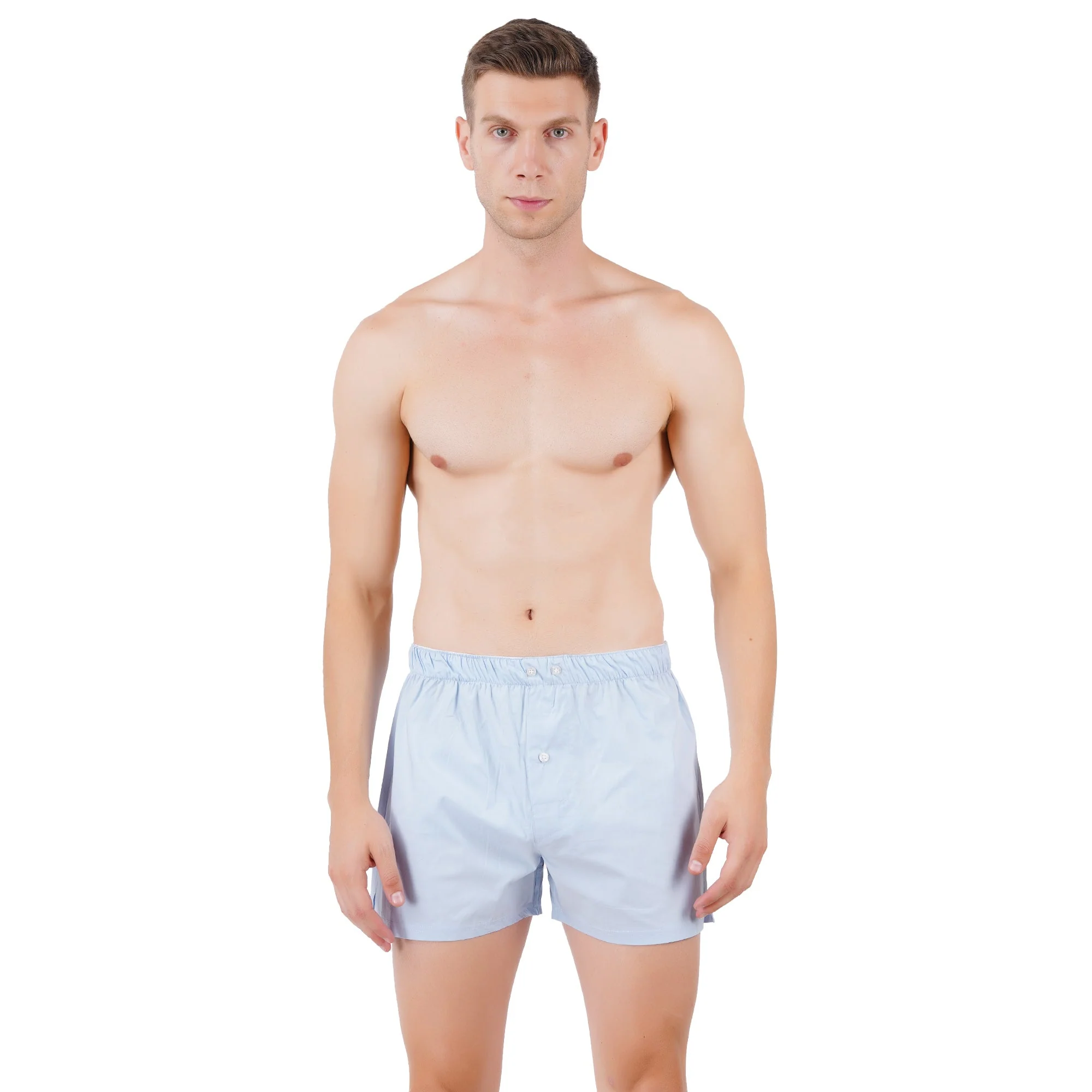 Men’s Blue Boxer Set | Pack Of 3 Comfortable Fit - Image 4