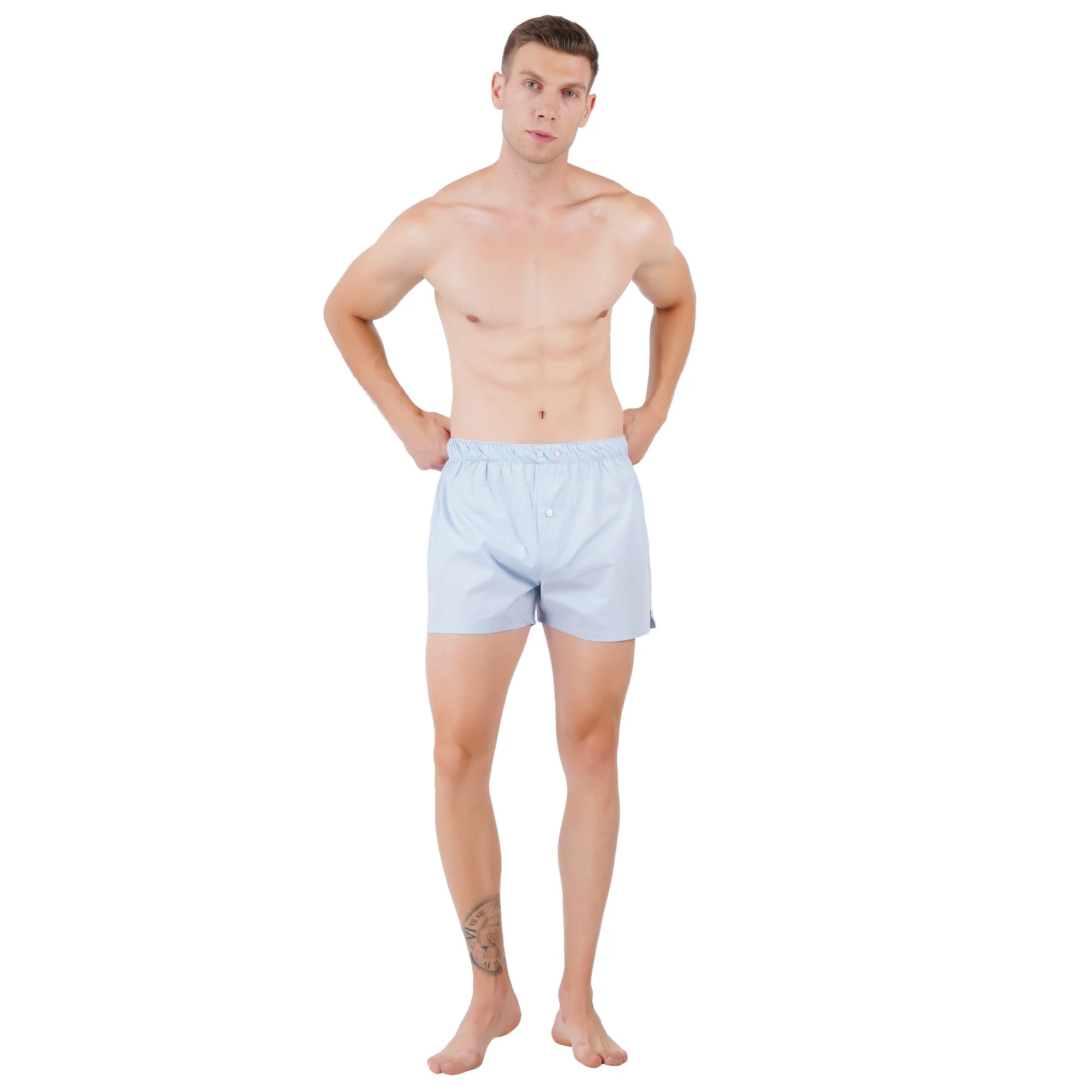 Men’s Blue Boxer Set | Pack Of 3 Comfortable Fit - Image 5