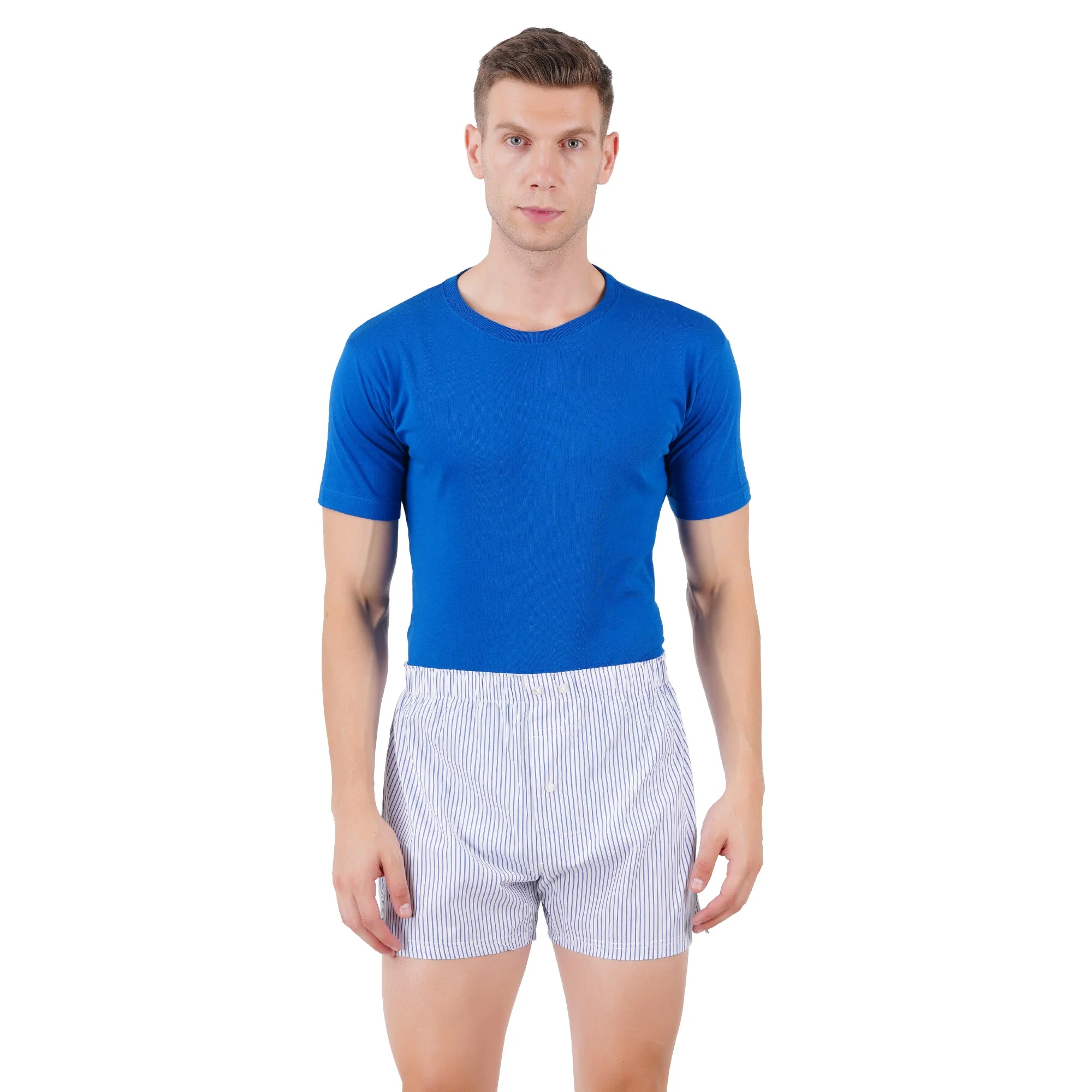 Men’s Boxer Set White Stripe Print | Pack Of 3 - Image 4