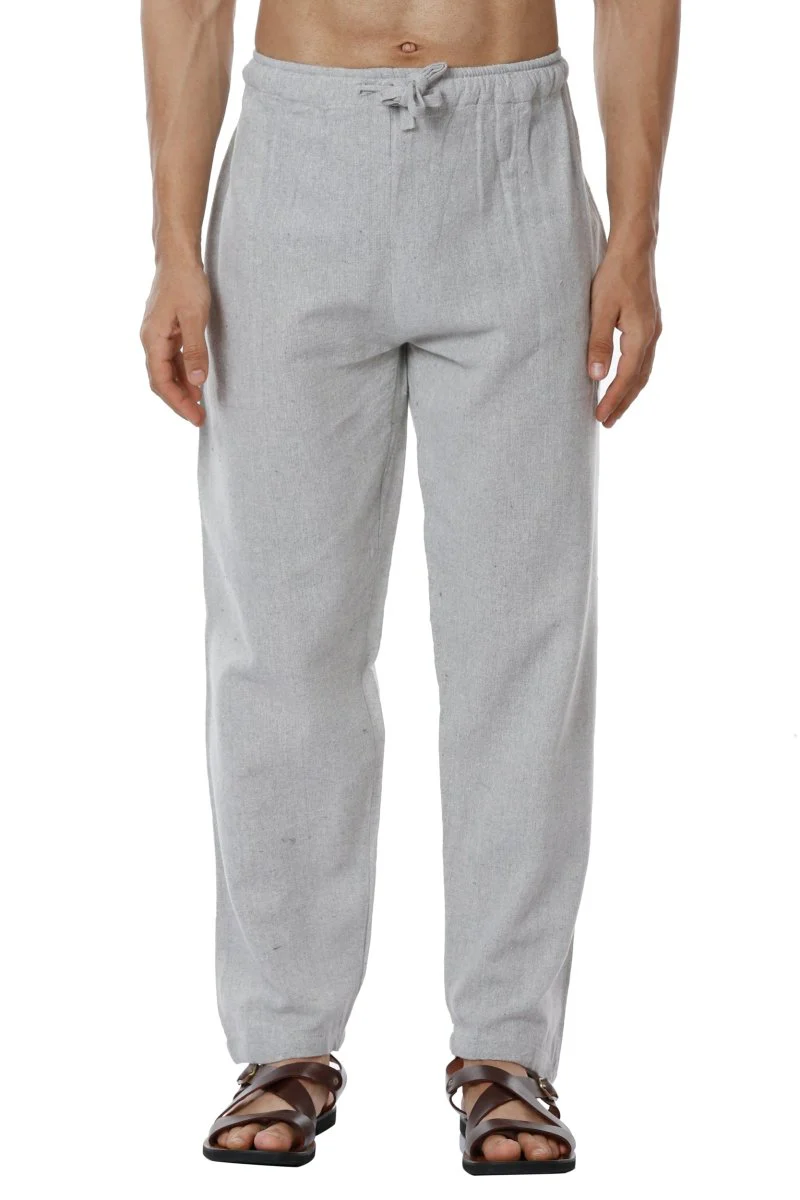 Men's Pyjama Pack of 2 | Blue and  Grey | Fits Waist Sizes 28" to 36" - Image 6