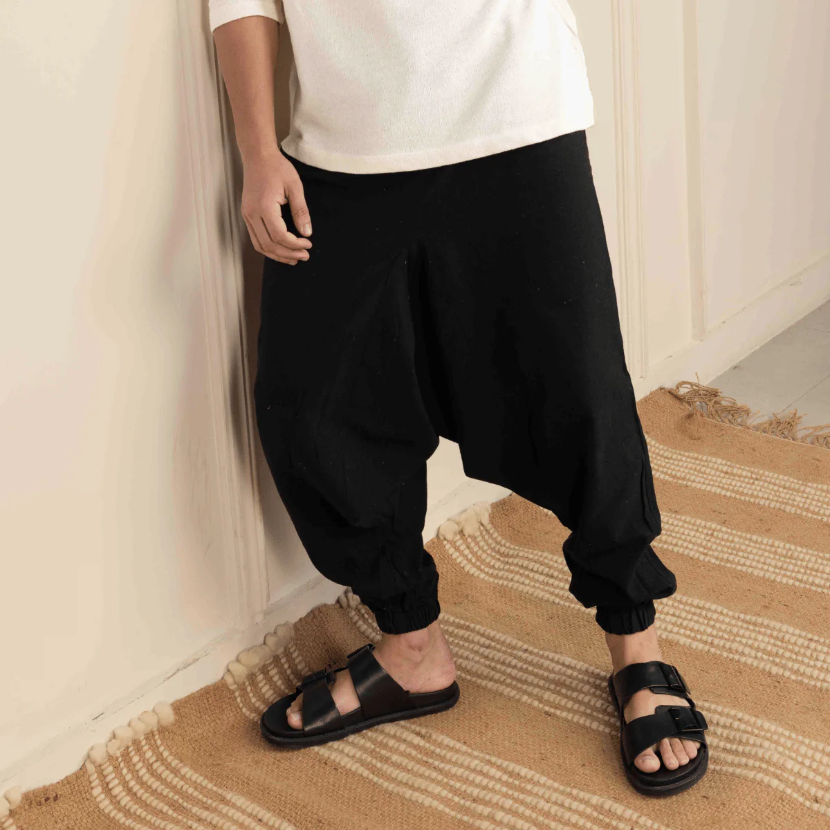 Men's Harem Pant Pack of 2 | Grey & Black | Fits Waist Size 28" to 36" - Image 8
