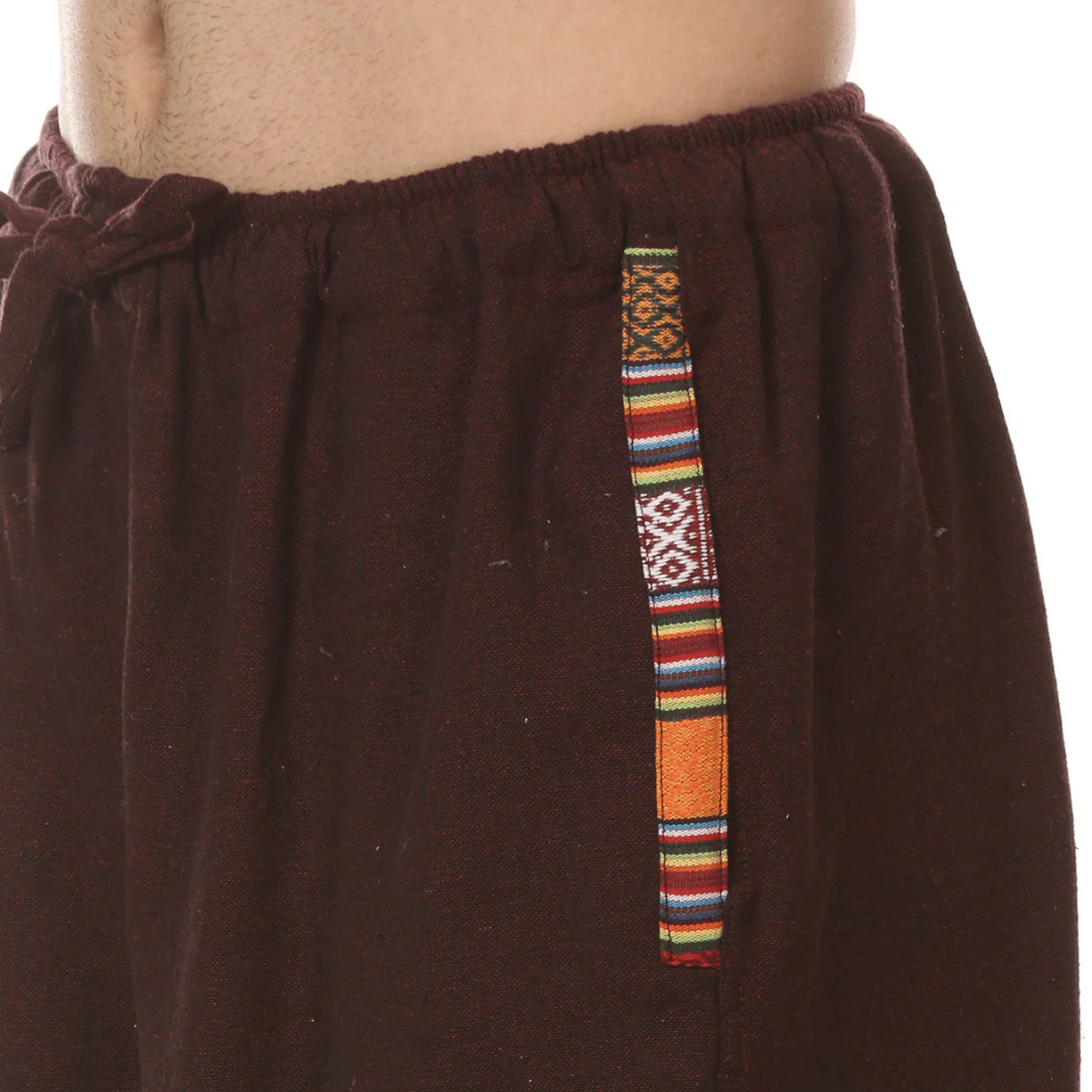 Men's Harem Pant | Maroon | Fits Waist Size 28" to 36" - Image 5