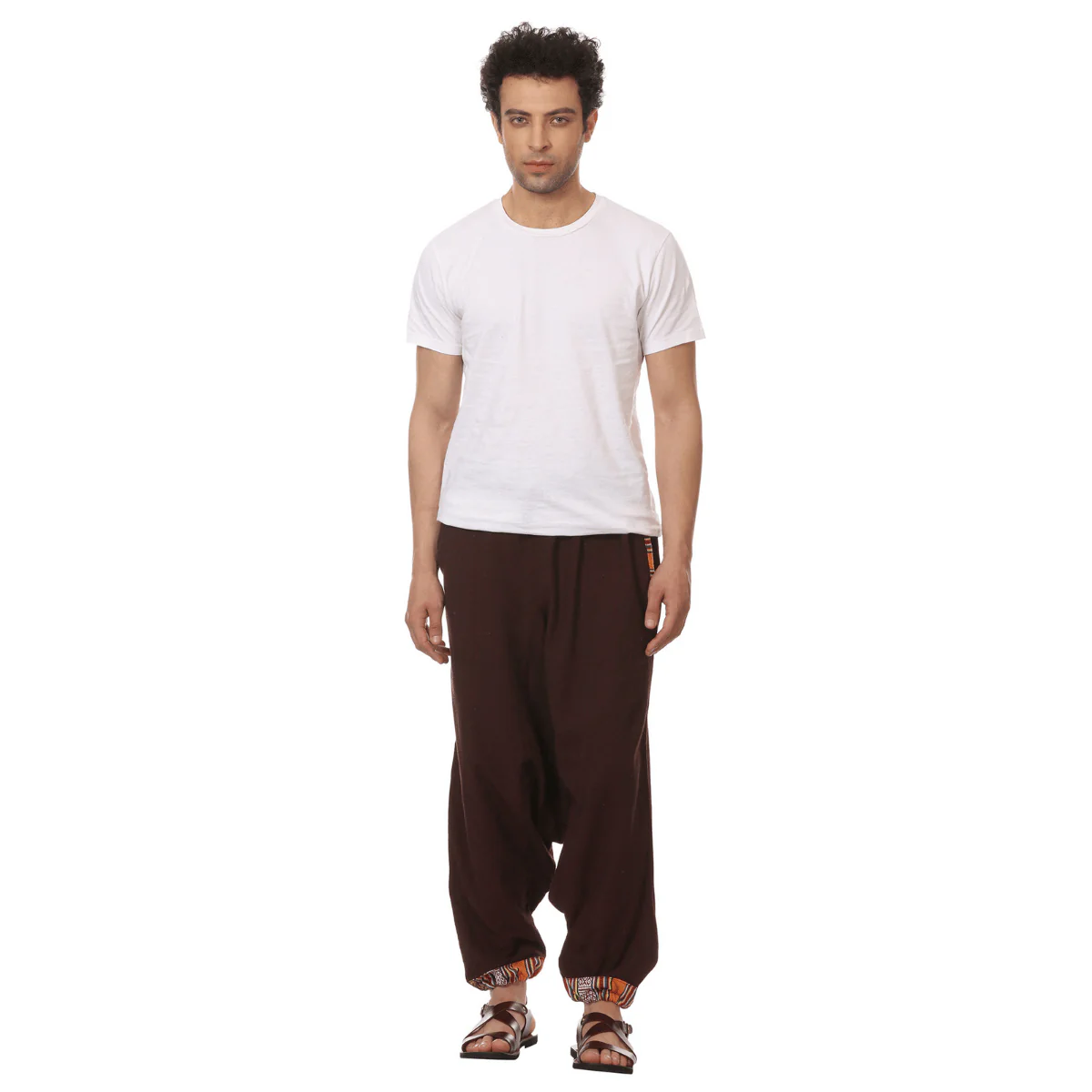 Men's Harem Pant | Maroon | Fits Waist Size 28" to 36" - Image 7
