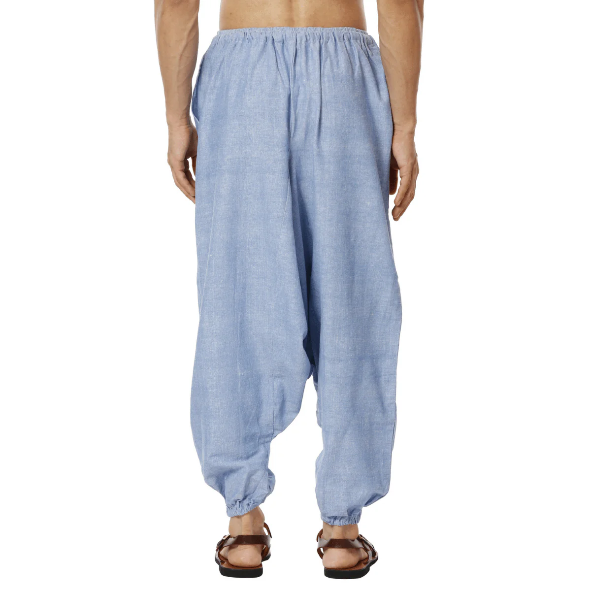 Men's Harem Pants | Lavender Blue | Fits Waist Size 28" to 36" - Image 12