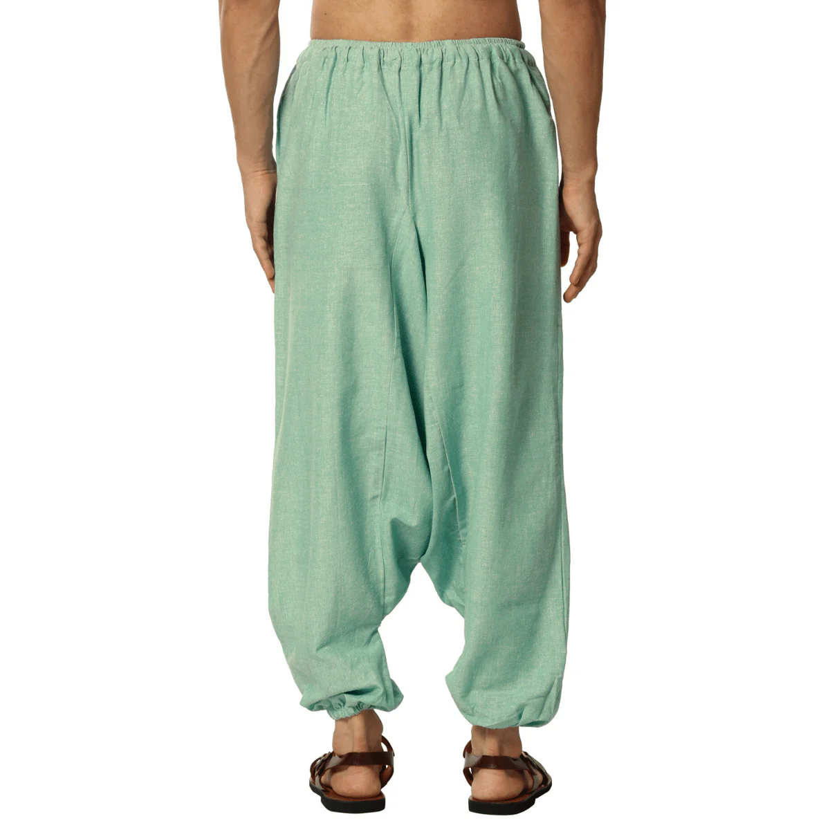 Men's Harem Pants | Sea Green | Fits Waist Size 28" to 36" - Image 12