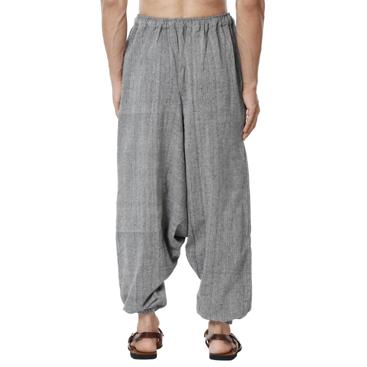 Men's Harem Pants | Grey | Fits Waist Size 28" to 36" - Image 6