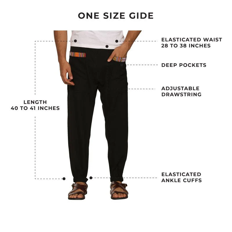 Men's Hopper | Black | Fits Waist Sizes 28 to 38 Inches - Image 9