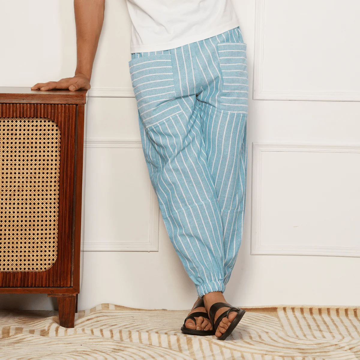 Men's Hopper | Blue Stripes | Fits Waist Sizes 28 to 38 Inches - Image 4