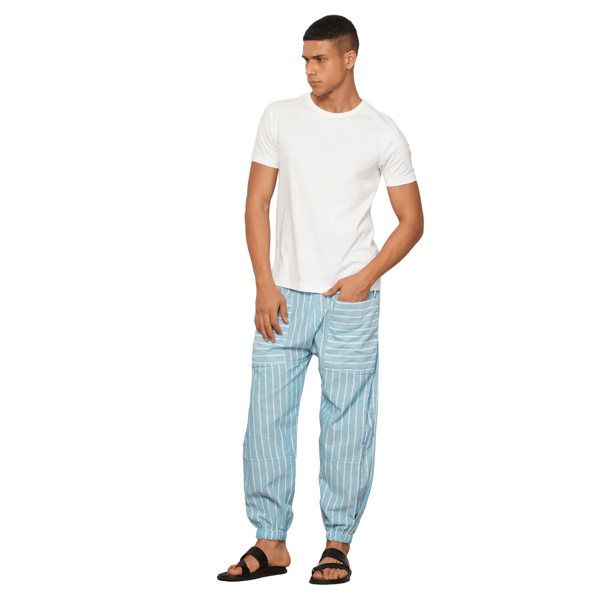 Men's Hopper | Blue Stripes | Fits Waist Sizes 28 to 38 Inches - Image 6