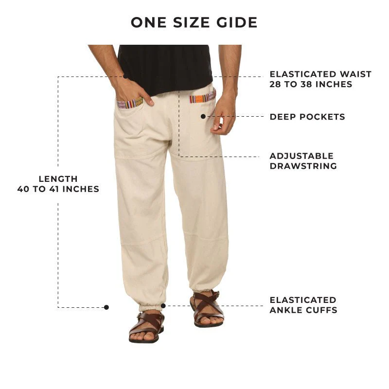 Men's Hopper | Cream | Fits Waist Sizes 28 to 38 Inches - Image 3
