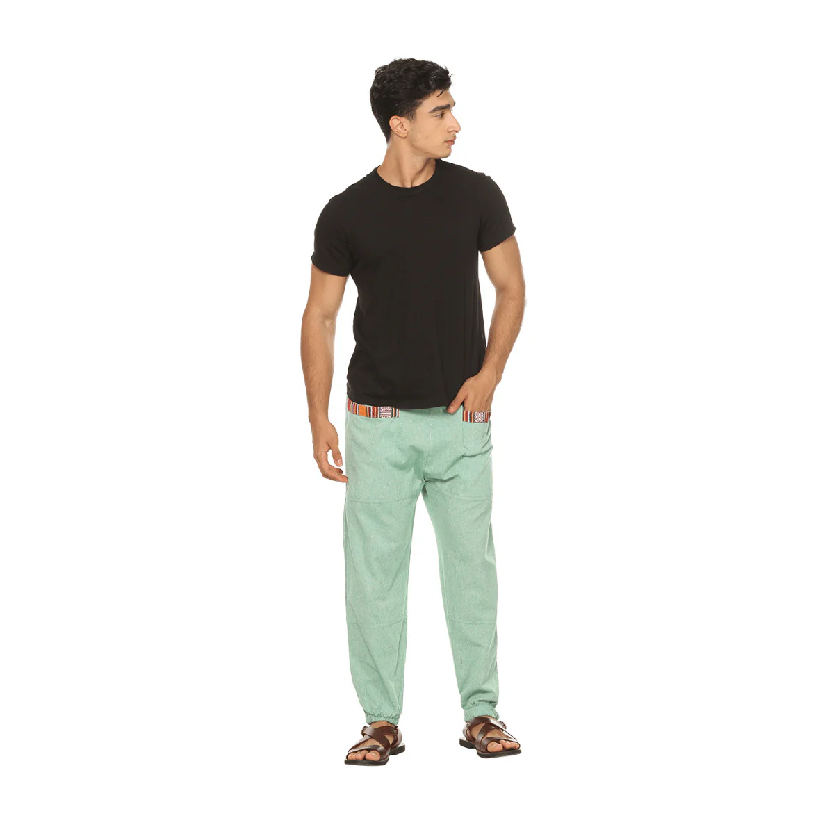 Men's Hopper | Green | Fits Waist Sizes 28 to 38 Inches - Image 2